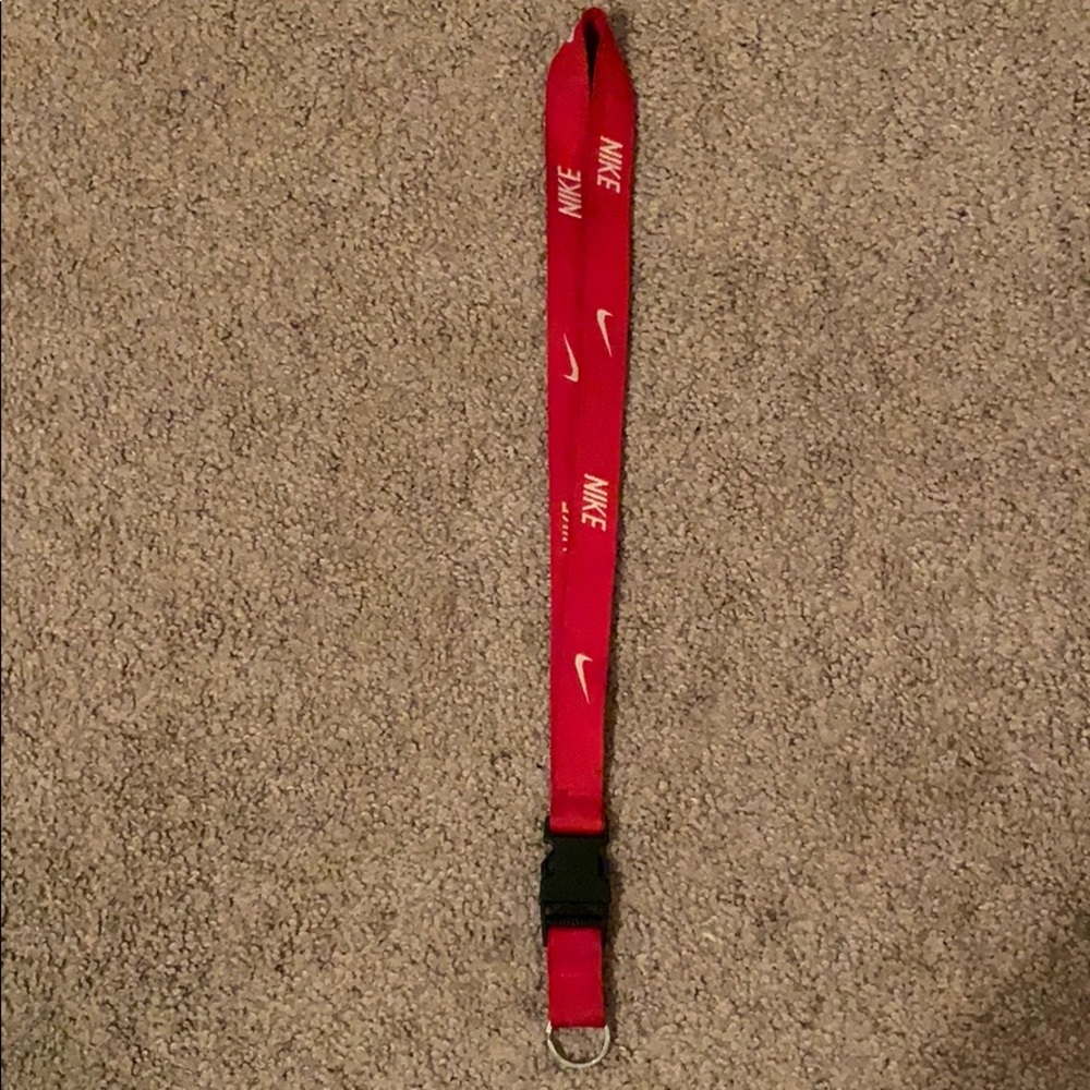 Red Nike lanyard